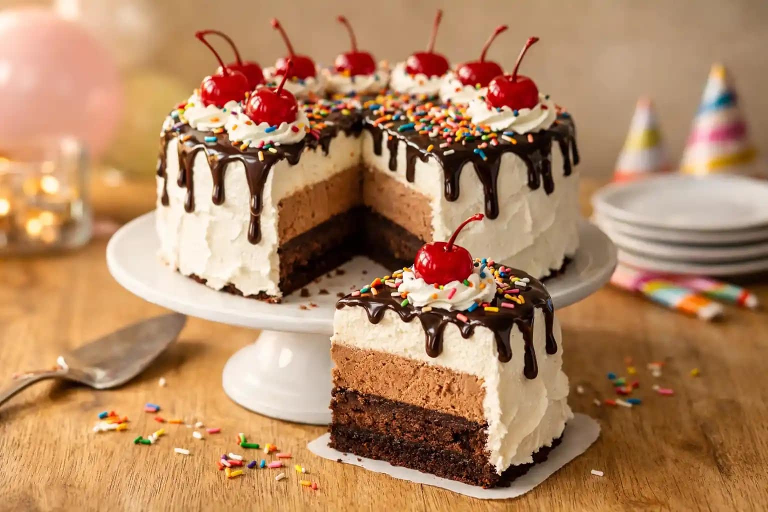 Wonderful Delightful Ice Cream Cake Recipe