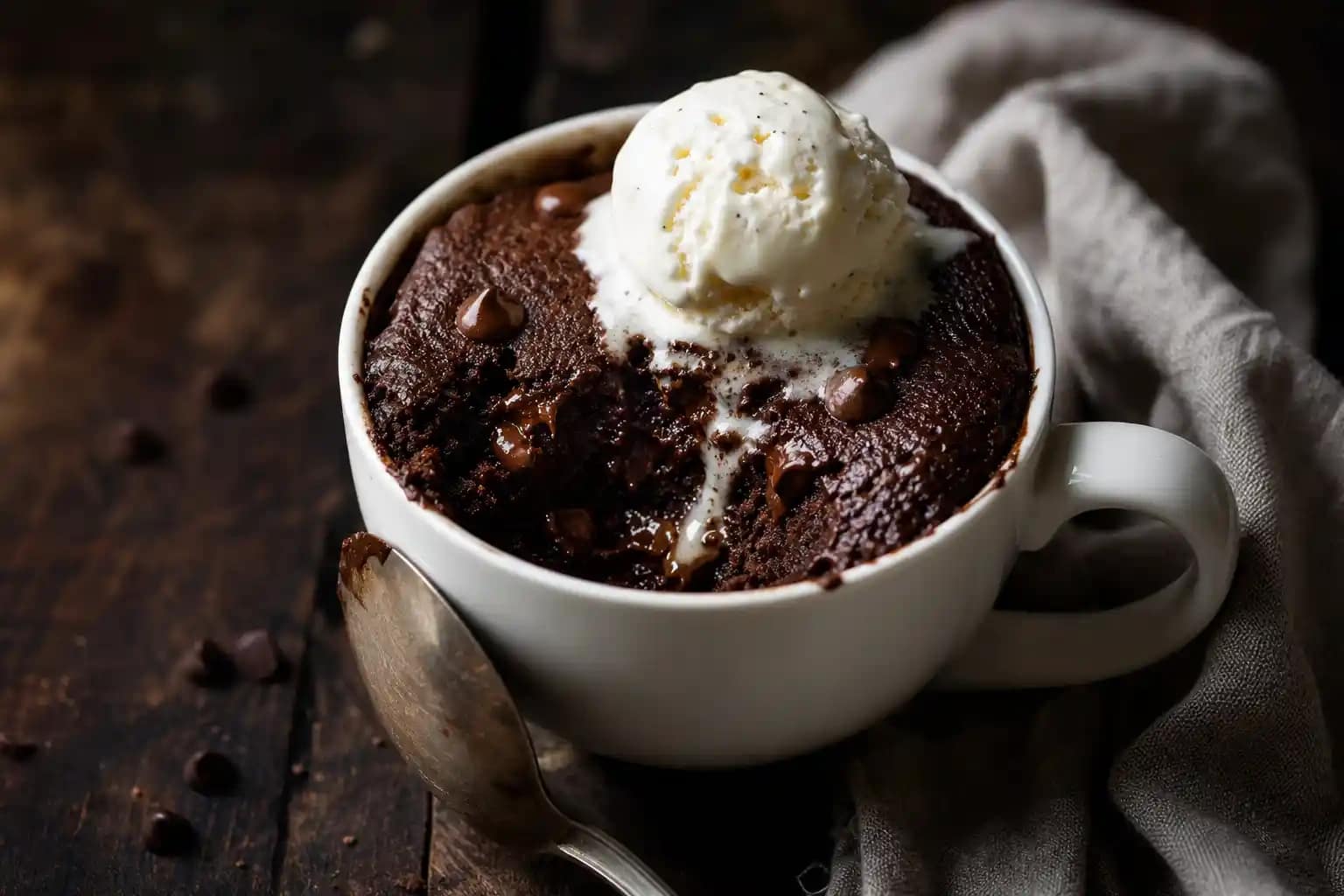 Perfect mug cake