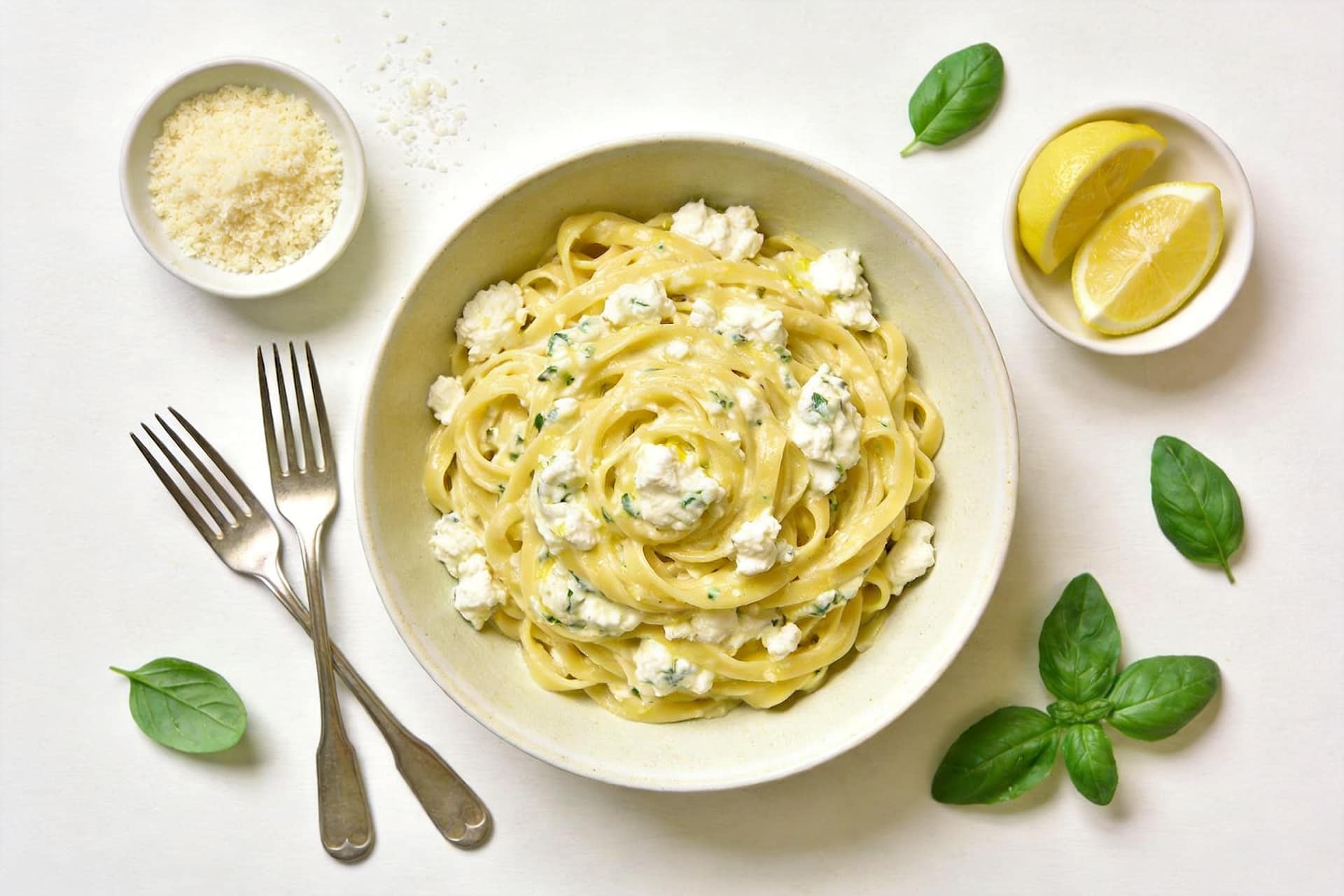 Marvelous Quick Lemon Ricotta Pasta